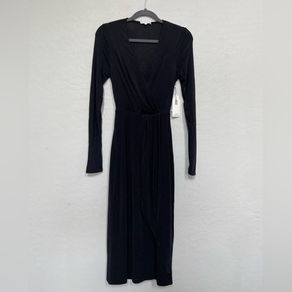 Good American SHIMMER WRAP DRESS size 1 small - Picture 3 of 11